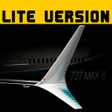 أيقونة البرنامج: Flight 737 - MAXIMUM LITE