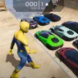 Superhero Car - Mega Ramp Jump