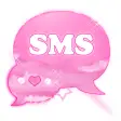 Pink Clouds Theme GO SMS Pro