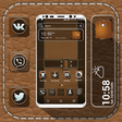 Иконка программы: Leather Launcher Theme