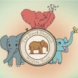 DSWT Baby Elephant Stickers