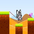أيقونة البرنامج: Swing Cute Cat Parkour Ga…