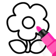 プログラムのアイコン：Coloring Book ASMR Drawin…