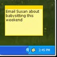 プログラムのアイコン：Stickies