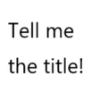 Icon of program: tell me the title