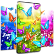 程序图标：Butterflies live wallpape…