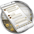 ไอคอนของโปรแกรม: SMS Messages Frame White …