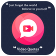 ไอคอนของโปรแกรม: Video Quotes Maker With M…