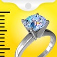 أيقونة البرنامج: Ring Sizer  Tape Measure