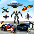 程序图标：Us Police Bike Robot Tran…