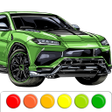 プログラムのアイコン：Car Coloring Book - Car P…