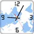Programın simgesi: World Clock - Live Time …