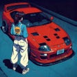 Ikon program: Anime JDM Car Live Wallpa…
