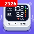 Ikona programu: Blood Pressure Sugar:Tra…