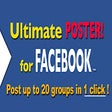 أيقونة البرنامج: Ultimate Poster for Faceb…