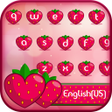 أيقونة البرنامج: Love Strawberry Keyboard …