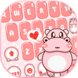 プログラムのアイコン：Pink Cute Hippo Theme