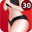 程序图标：Waist and hip routine