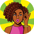 プログラムのアイコン：AfroMojis: African Melani…