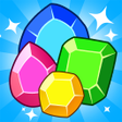 أيقونة البرنامج: Mystic Gems: Merge Quest