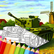 プログラムのアイコン：Military Tanks Coloring B…
