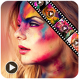 Icoon van programma: Happy Holi Video Maker