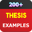 Icon of program: Thesis Examples Writing …