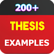 Thesis Examples  Writing Tips