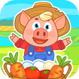 Иконка программы: Farm for kids.