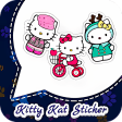 Kitty Kat Sticker For WhatsApp