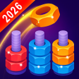 プログラムのアイコン：Nut Sort Color - Sorting …