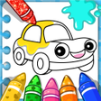 Programın simgesi: Cars Coloring Book Kids G…