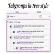 Icon of program: tabFlow - tabgroups in tr…