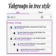 tabFlow - tabgroups in tree style