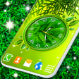 プログラムのアイコン：Forest Leaves Clock Wallp…