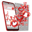 プログラムのアイコン：Red Glass Heart Launcher …