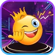 プログラムのアイコン：Emoji GIF Sticker for Wha…