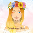 أيقونة البرنامج: Sunflower Girl HOME Theme