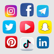 程序图标：All social media browser …