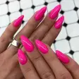 Pink Nail art