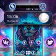Abstract Lion Launcher Theme