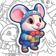 Ikona programu: Sticker Color Mania