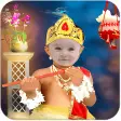Krishna Photo Suit:Kids Costume  Baby Animal Suit