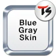 Blue Gray Skin for TS Keyboard