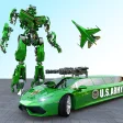 Flying Limo Car Robot Сhange