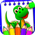 Ícone do programa: Dinosaurs Coloring Book &…