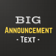 Biểu tượng của chương trình: Shout Screen - Big Text A…