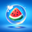أيقونة البرنامج: Fruit Bubble Strike:Merge…