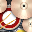 Programın simgesi: Real Drum Kit  Learn  Pla…