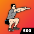 Biểu tượng của chương trình: 500 Squats: Home Workout